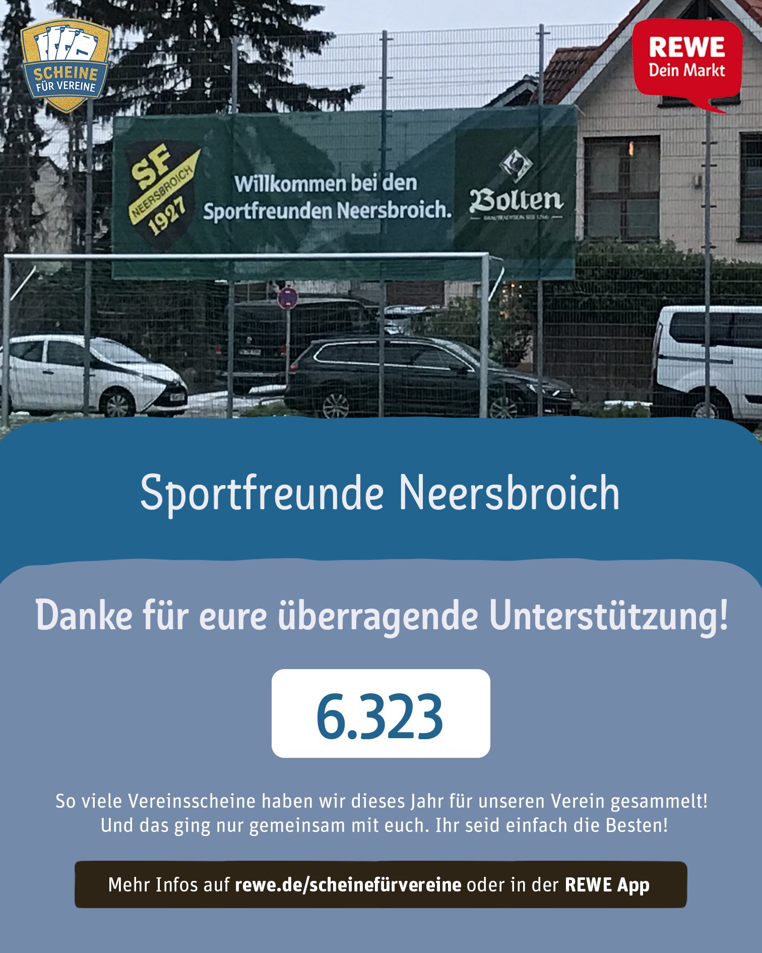 Danke schön – Scheine für Vereine