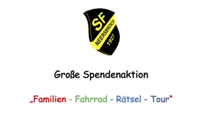 Große Spendenaktion  „Familien – Fahrrad – Rätsel – Tour“