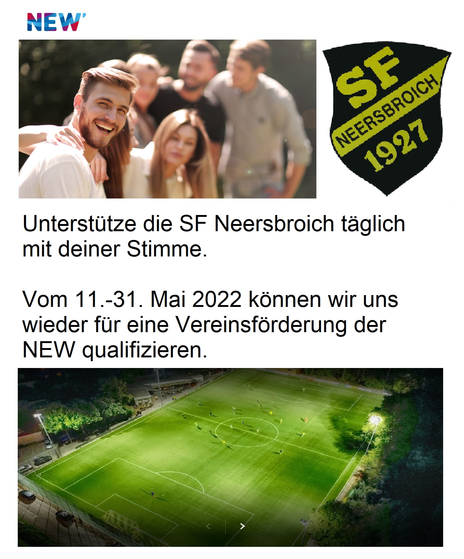 NEW-Vereinsförderung 2022