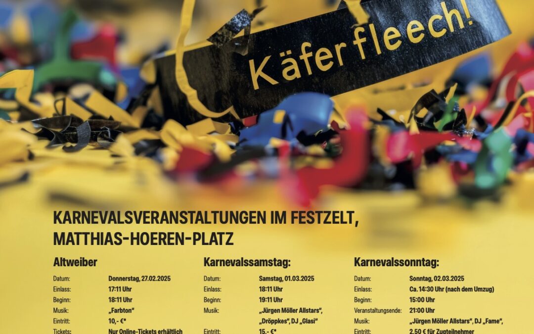 Morgen geht es los!