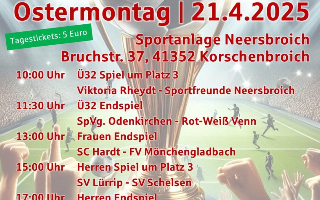 Sparkassen Kreispokal – Endspieltag in Neersbroich