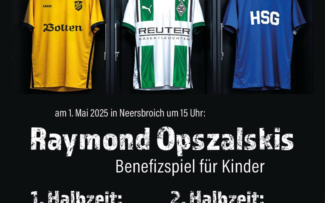 Benefizspiel für Kinder gegen die Weisweiler Elf