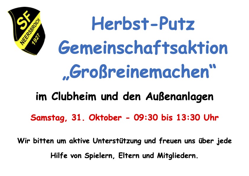 Herbstputz 2026